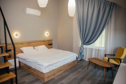 Two-level Junior Suite on the second floor with its own relaxation area
